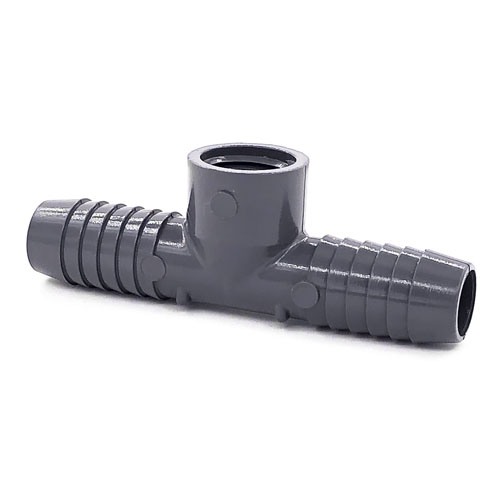 TÉ RÉDUIT 3/4" EN PVC INS X INS X FPT