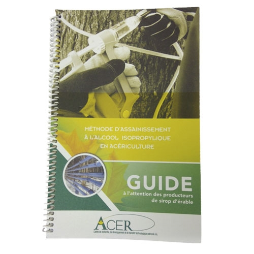 LIVRE MÉTHODE D'ASSAINISSEMENT À L'ALCOOL