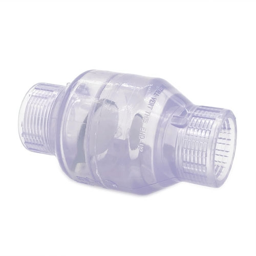 CLAPET DE RETENUE À BASCULE PVC CLAIR COLLÉ