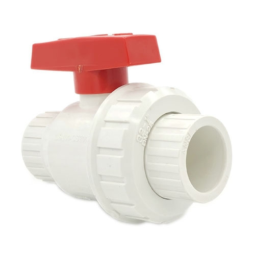 VALVE PVC40 SIMPLE UNION COLLÉE