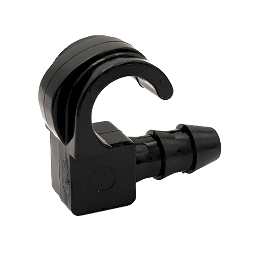 CROCHET DE FIN DE LIGNE PLASTECH SIMPLE NOIR