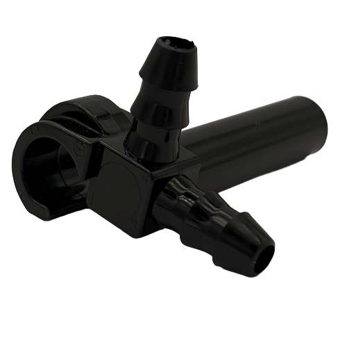 CROCHET DE FIN DE LIGNE PLASTECH CAPUCHON LONG NOIR