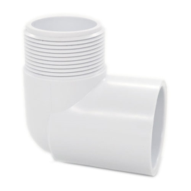 COUDE EN PVC40 90 DEGRÉS MPT X COLLÉ