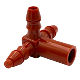 T-BOUCHON CAPUCHON COURT PLASTECH BOUCHE ROUGE