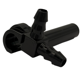 CROCHET DE FIN DE LIGNE PLASTECH CAPUCHON LONG NOIR